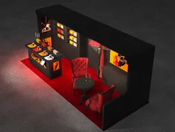 10x20 Inline booth design by Reaction Space